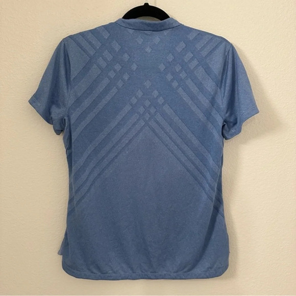 Nike TechKnit Cool Women’s Golf Polo V-Neck Blue Size medium Style AJ5312 - Picture 3 of 6
